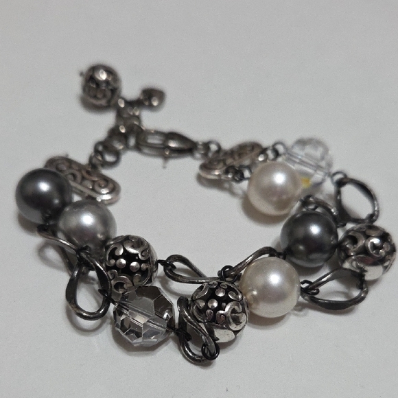 Brighton Silver and Pearl Necklace - Picture 5 of 5